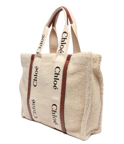 Chloe トートバッグ ウッディ シープスキンバッグ レディース クロエ