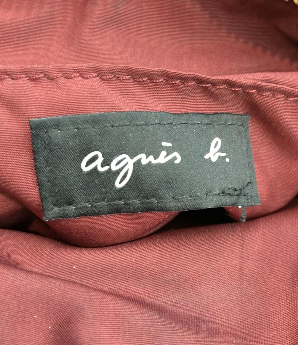 アニエスベー 2way ナイロンハンドバッグ ミニショルダーバッグ 斜め掛け レディース agnes b.