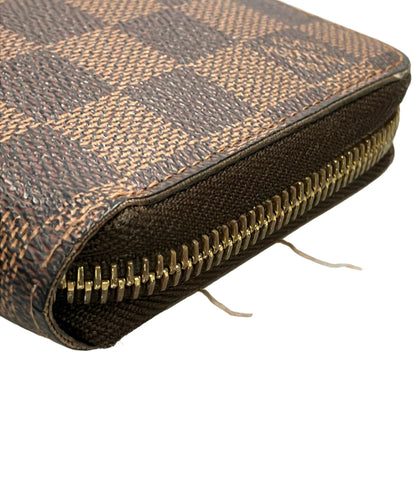 LOUIS VUITTON ラウンドファスナー長財布 ジッピーウォレット ダミエ エベヌ N41661 ユニセックス ルイ・ヴィトン