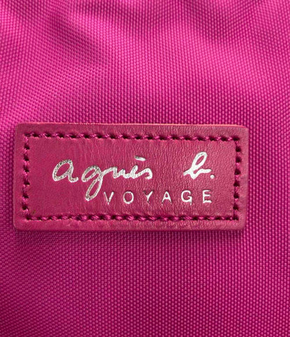 美品 agnes b. ボストンバッグ ナイロン レディース アニエスベー