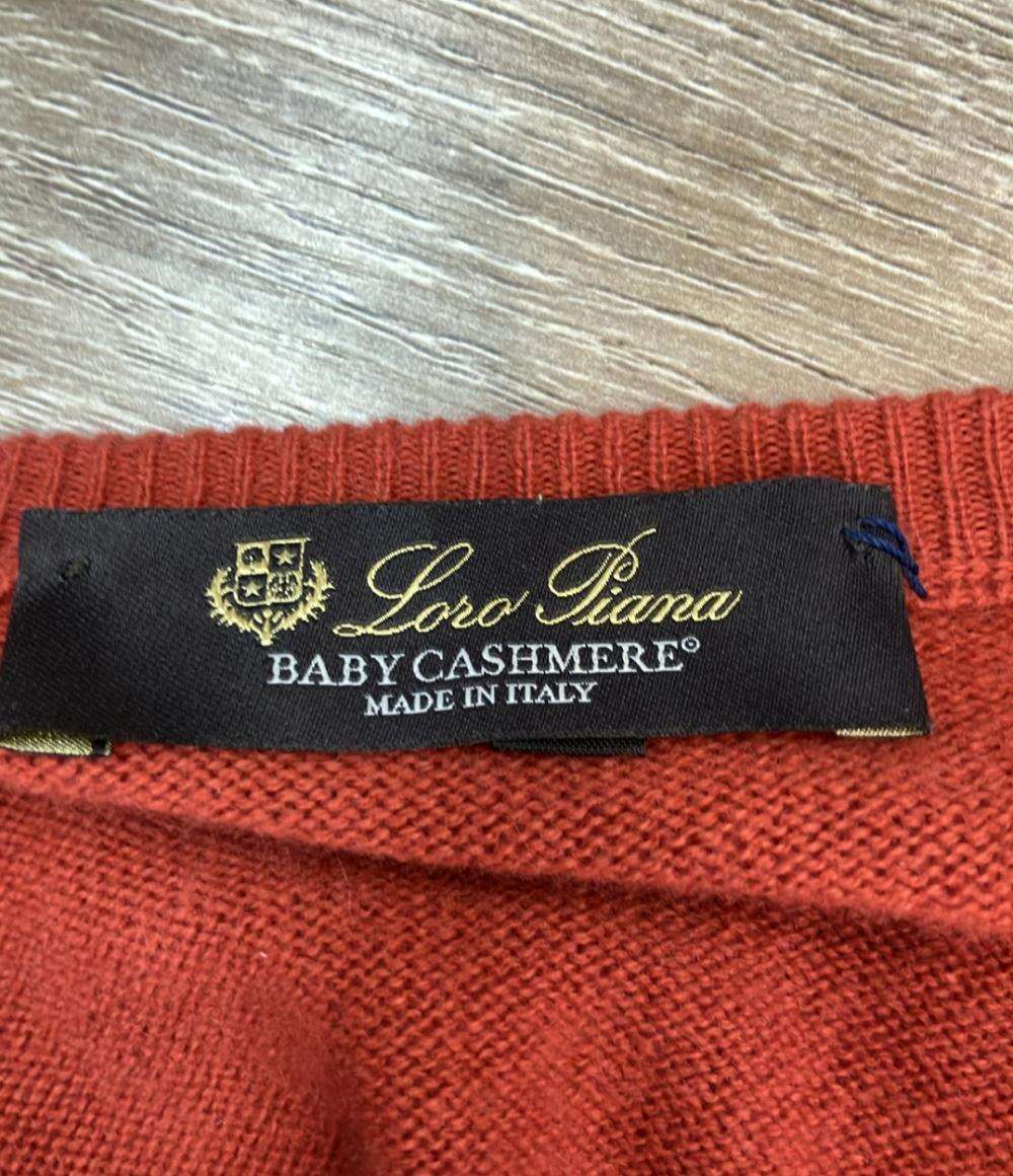 Loro Piana 長袖ニット カシミア100% Vネック FAB6917 メンズ SIZE 50 (XL) ロロピアーナ