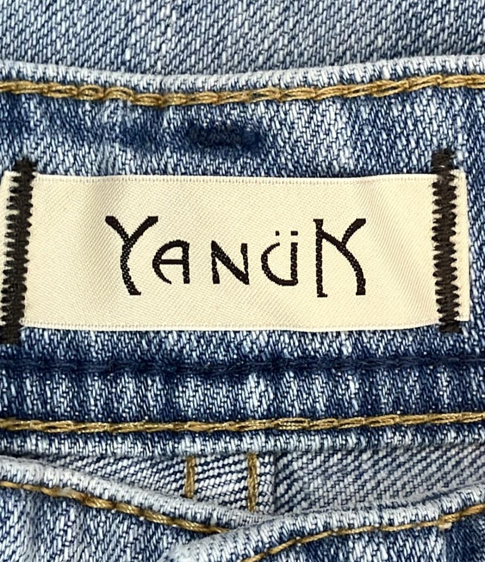 美品 ヤヌーク デニムワイドパンツ レディース SIZE 23 (S) YANUK