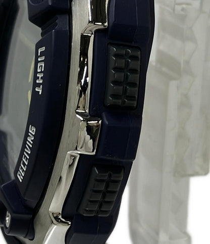 美品 CASIO 腕時計 ウェーブセプター ソーラー WV-M200 メンズ カシオ