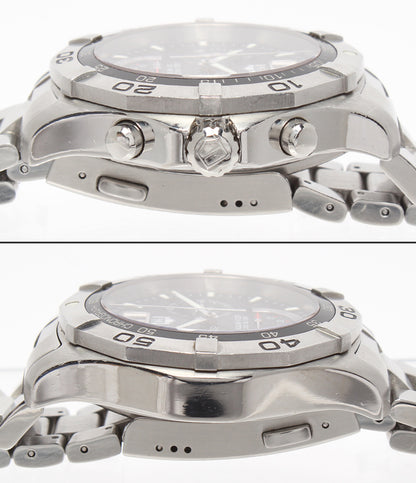 TAG HEUER 腕時計 アクアレーサー クロノグラフ グランドデイト クオーツ ブラック CAF101A.BA0821 メンズ タグホイヤー
