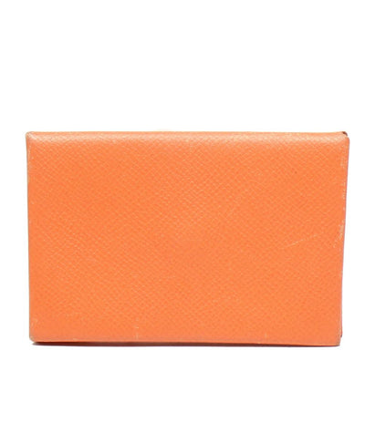 エルメス カードケース □O刻印 シルバー金具 カルヴィ ユニセックス HERMES