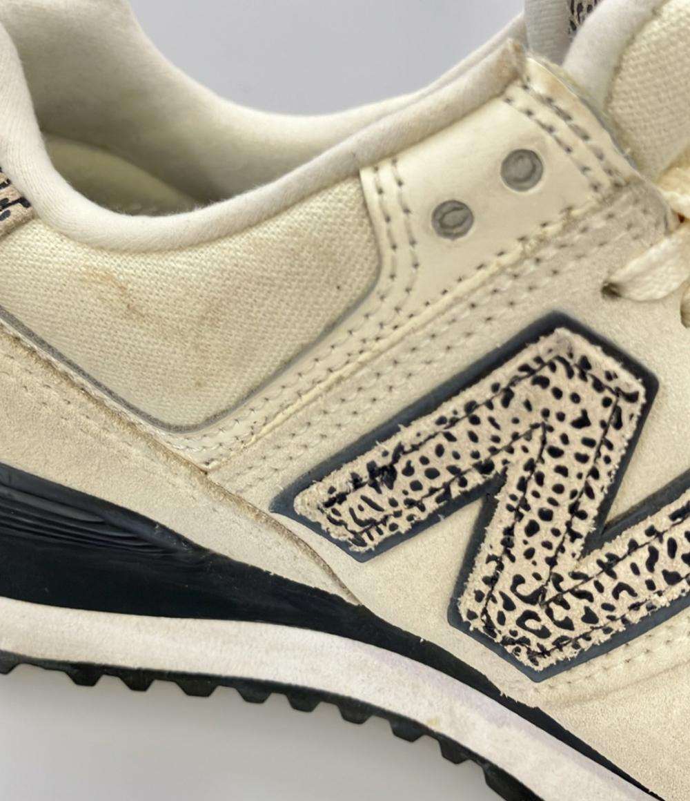 NEW BALANCE ローカットスニーカー ヒョウ柄 WL574AND レディース SIZE 22.0 (XS) ニューバランス