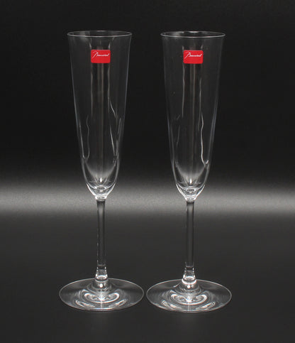 美品 Baccarat シャンパングラス 2点セット ペア フィラオ シャンパンフルート バカラ