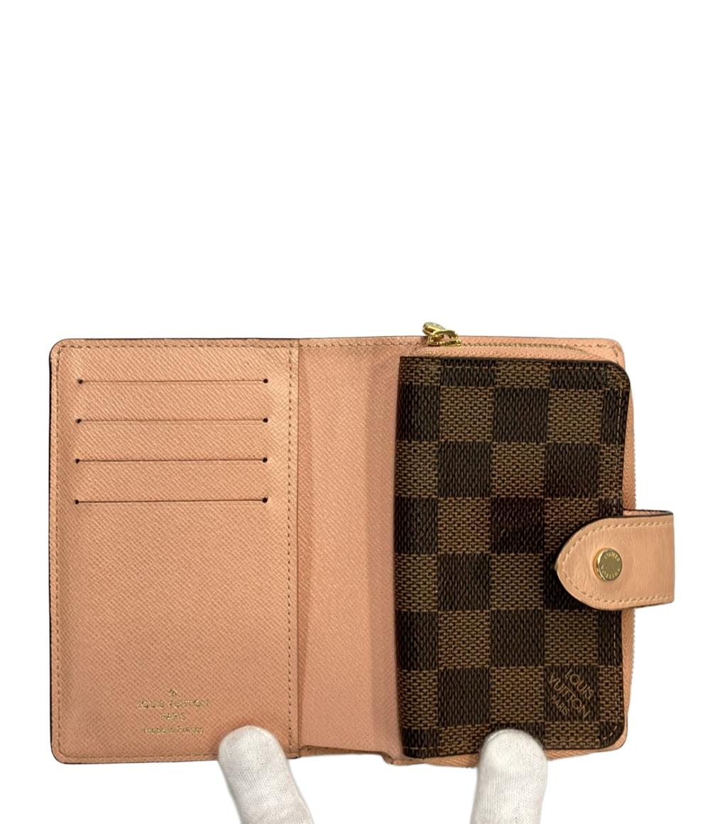 ルイ・ヴィトン 二つ折り財布 ポルトフォイユ ジュリエット ダミエ N60380 レディース LOUIS VUITTON