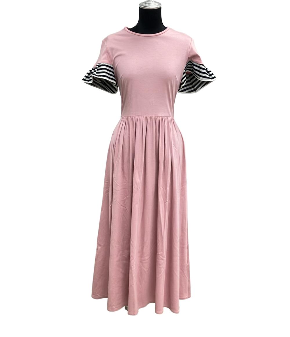 ボーダーズ アット バルコニー 半袖ワンピース BD2111-2K-29 レディース SIZE 36 (XS) BORDERS at BALCONY