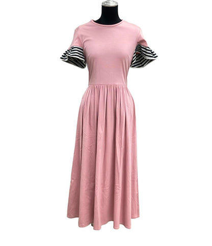 ボーダーズ アット バルコニー 半袖ワンピース BD2111-2K-29 レディース SIZE 36 (XS) BORDERS at BALCONY