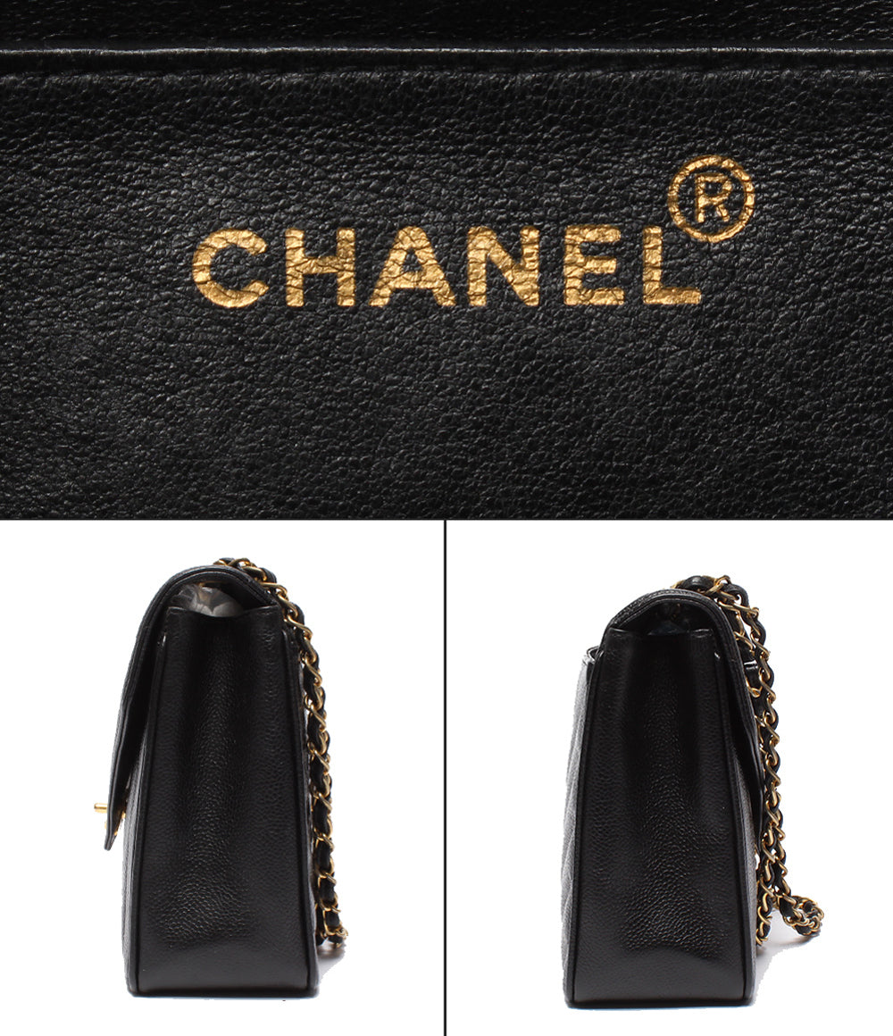 シャネル 1番台 シェブロン GD金具 ショルダーバッグ■04oh0931753 CHANEL - シャネル 1番台 シェブロン GD金具 ショルダーバッグ