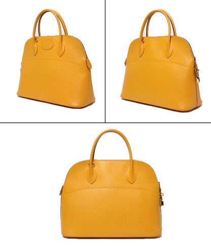 HERMES 2wayショルダーバッグ ハンドバッグ ヴォーエプソン ゴールド金具 肩掛け □A刻印 ボリード35 レディース エルメス
