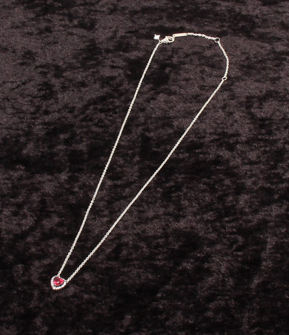美品 PANDORA ネックレス SV925 ハートモチーフ レディース パンドラ