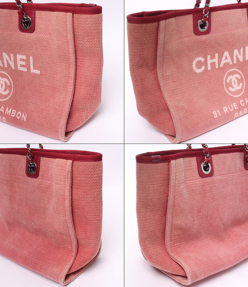 CHANEL トートバッグ ショルダーバッグ 肩掛け シルバー金具 16番台 ドーヴィルMM A67001 レディース シャネル