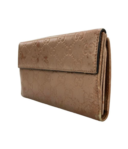 GUCCI ダブルホック 二つ折り長財布 レザー 203550 2067 レディース グッチ