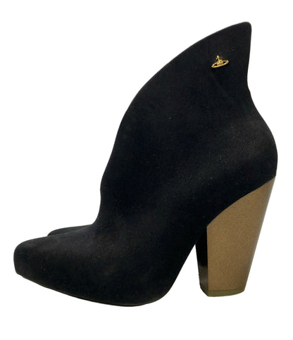 Vivienne Westwood melissa ショートブーツ チャンキーヒール レディース SIZE 22.5 ヴィヴィアン ウエストウッド メリッサ