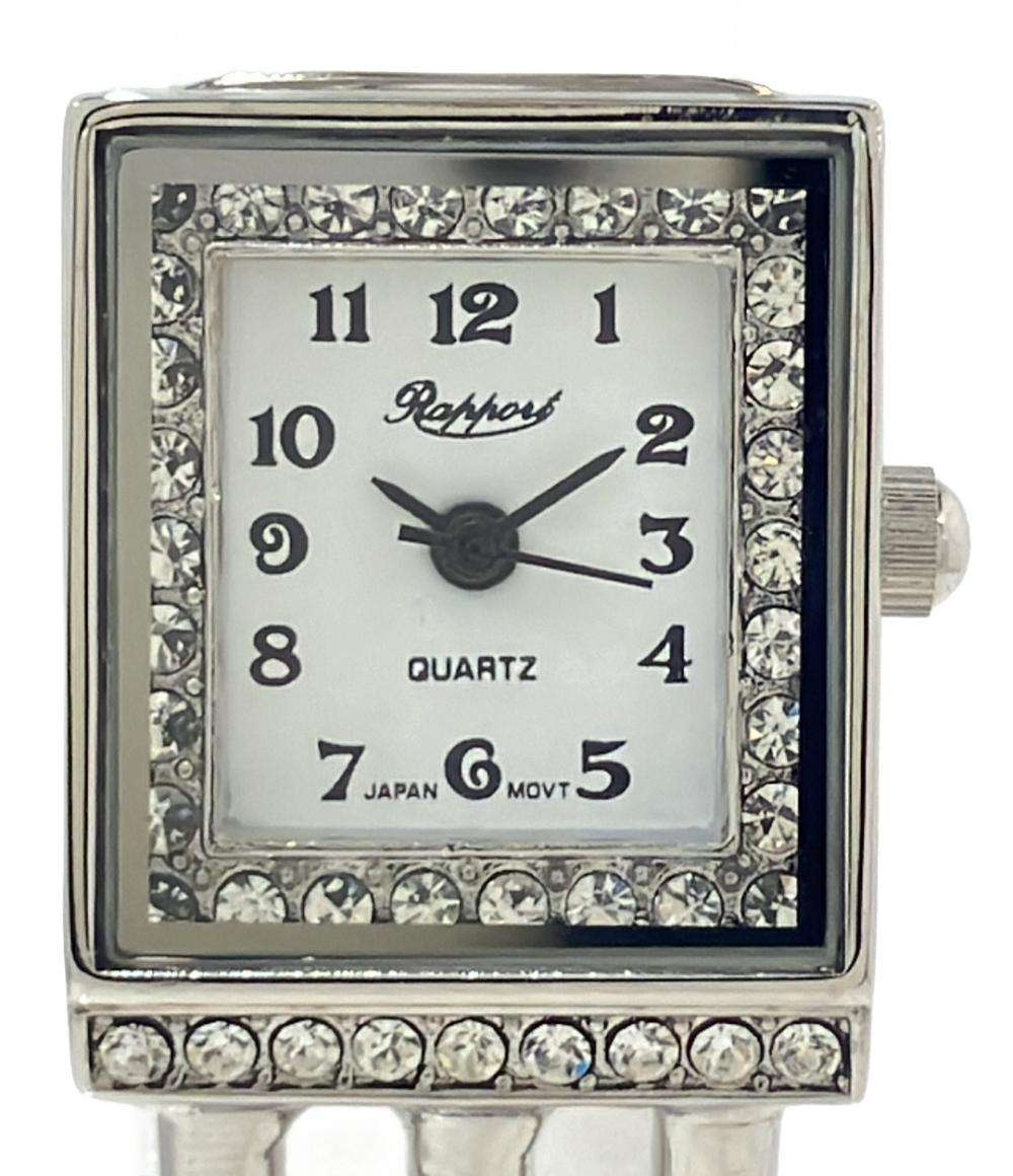 ラポール 腕時計 クオーツ ホワイト レディース RAPPORT