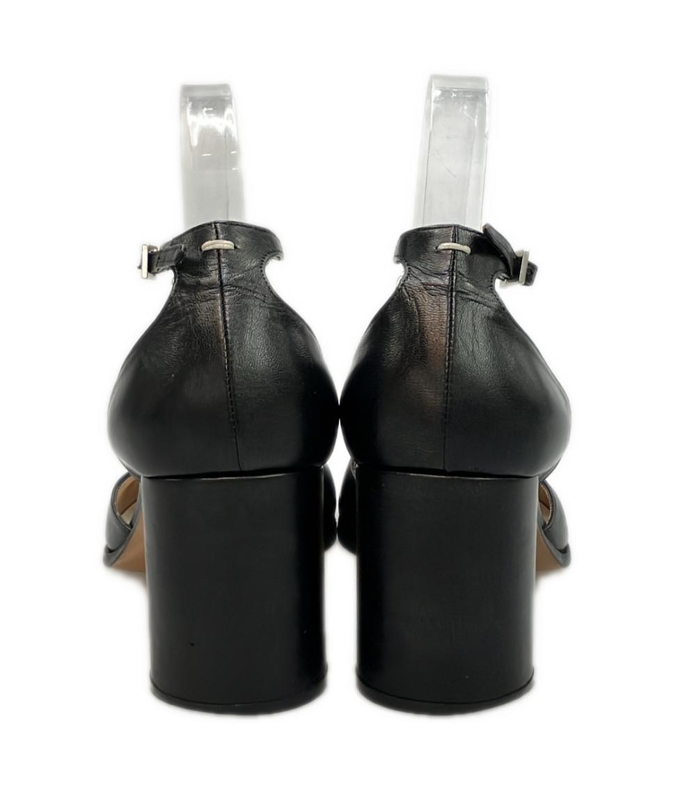 Maison Margiela アンクルストラップパンプス タビ チャンキーヒール S34WL0021 レディース SIZE 38 (25.5cm) メゾンマルジェラ