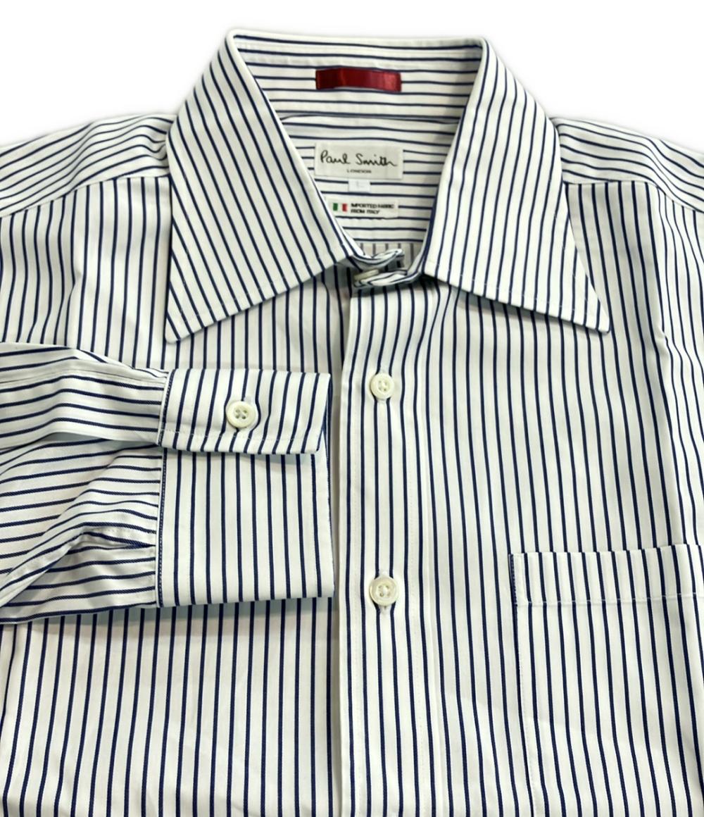 美品 ポール・スミス 長袖シャツ ストライプ柄 メンズ SIZE L Paul Smith