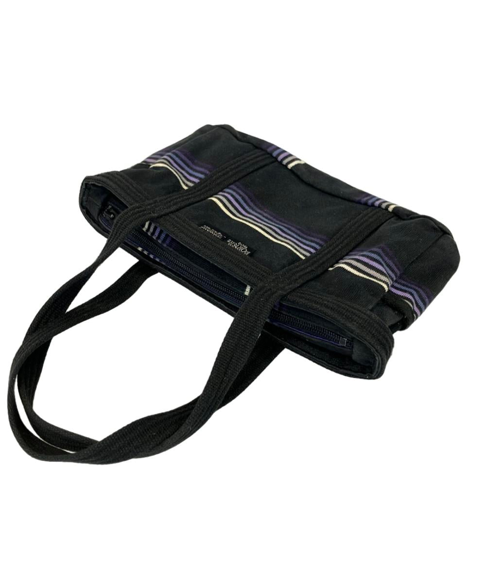 PORTER Neighborhood ハンドバッグ ボーダー柄 メンズ ポーター ネイバーフッド