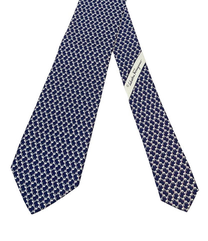 美品 サルヴァトーレフェラガモ ネクタイ シルク100% メンズ Salvatore Ferragamo