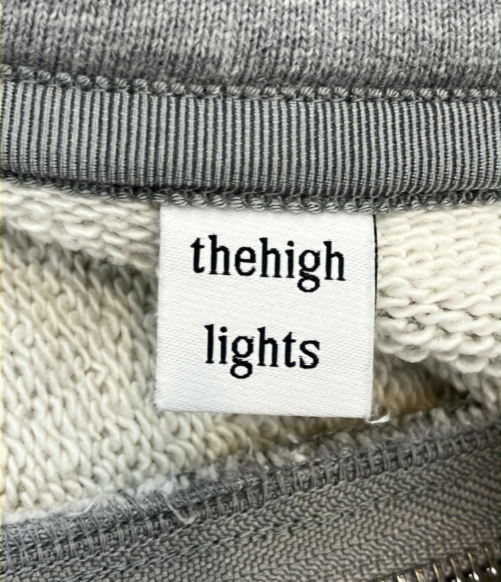美品 thehighlights スウェットセットアップ 長袖セットアップ レディース ザハイライツ