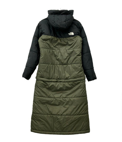 THE NORTH FACE ダウンコート ロング 撥水 防風 2WAY ダブルジップ マジックテープ フード Vertex Long JKT NY82292 メンズ SIZE XS
