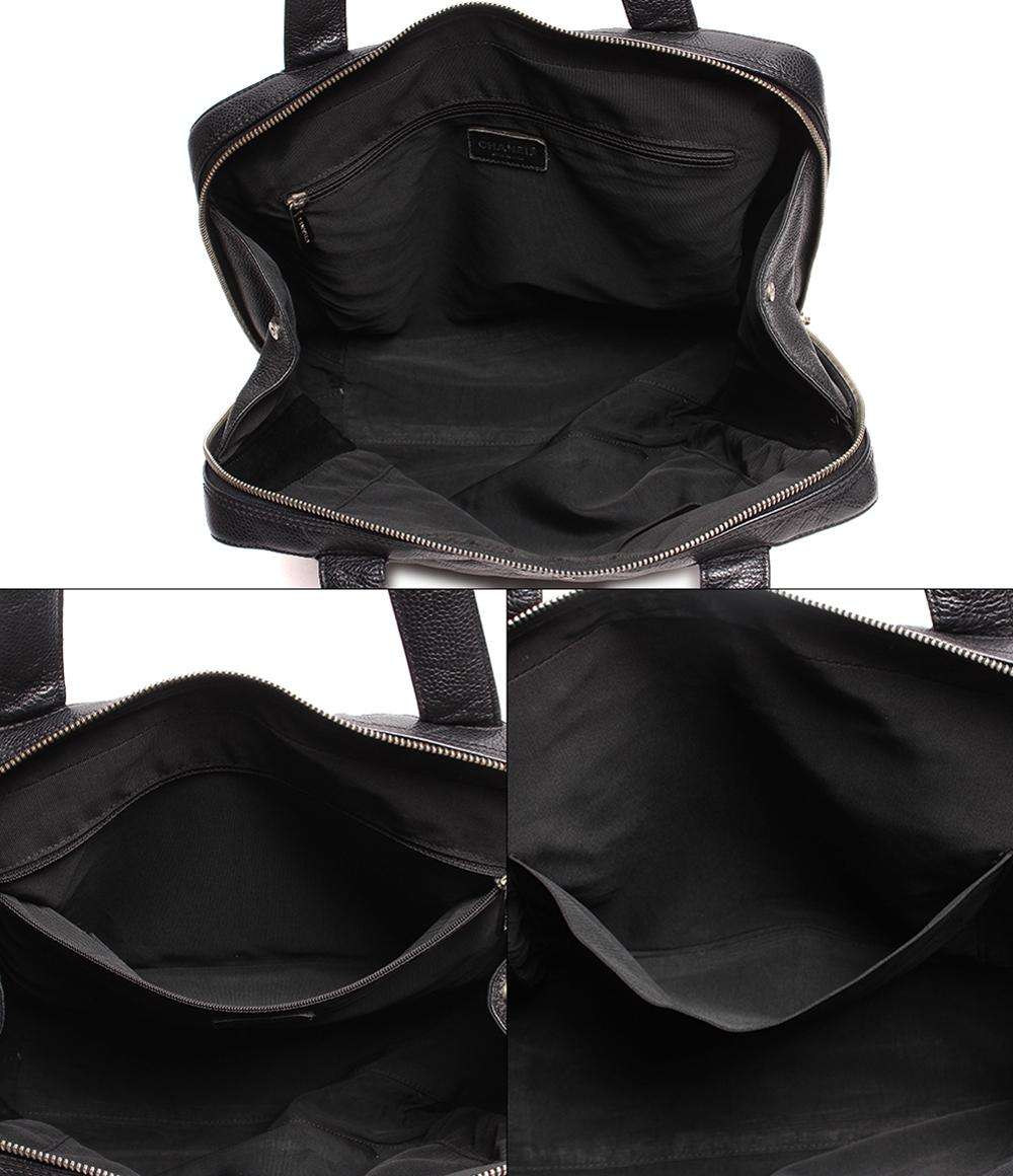 シャネル レザーショルダーバッグ ココマーク シルバー金具 マトラッセ キャビアスキン レディース CHANEL