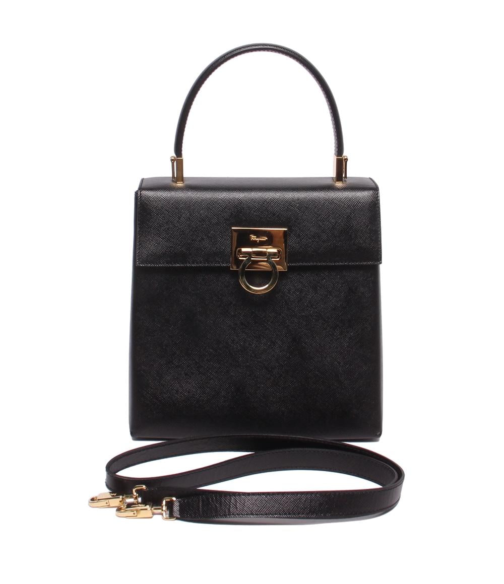 美品 Salvatore Ferragamo 2wayショルダーバッグ ハンドバッグ肩掛け 