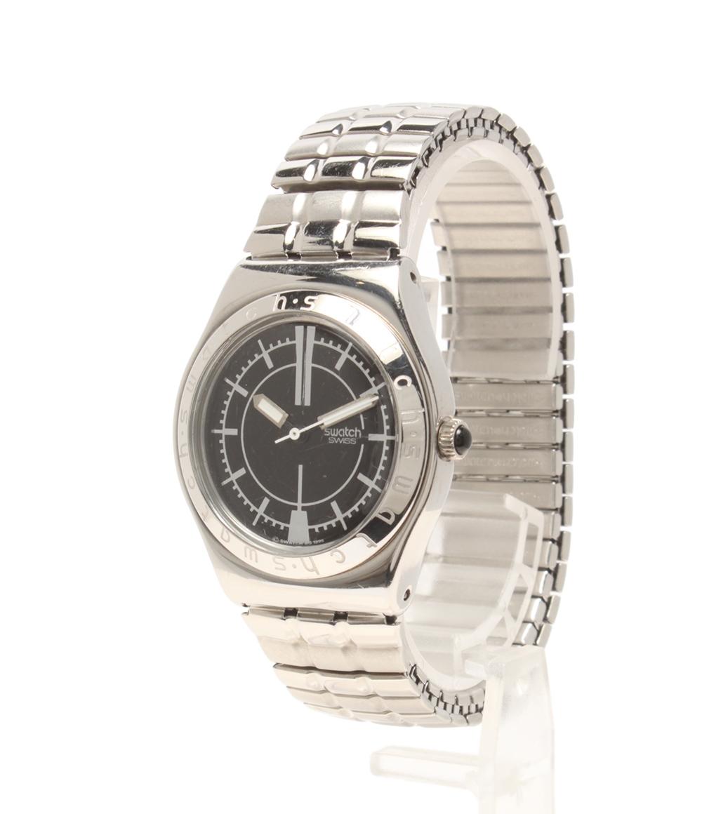 スウォッチ 腕時計 IRONY クオーツ ブラック ユニセックス Swatch