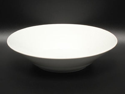 美品 Royal Copenhagen ディーププレート パスタプレート 深皿 24cm ホワイトフルーテッド ロイヤルコペンハーゲン