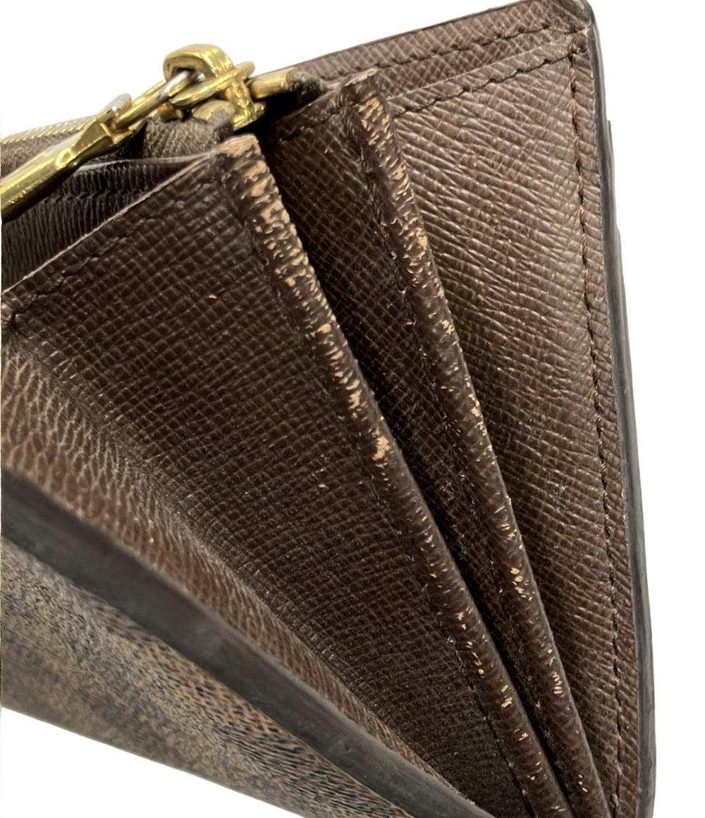 LOUIS VUITTON 長財布 ポルトフォイユ サラ ダミエ エベヌ N61734 メンズ レディース ルイ・ヴィトン