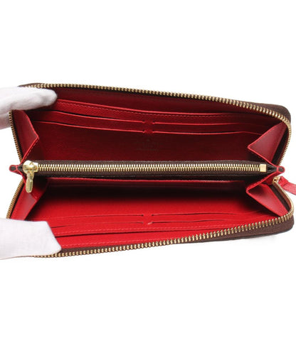 LOUIS VUITTON ラウンドファスナー長財布 ダミエ ポルトフォイユ クレマンス N60534 レディース ルイ・ヴィトン