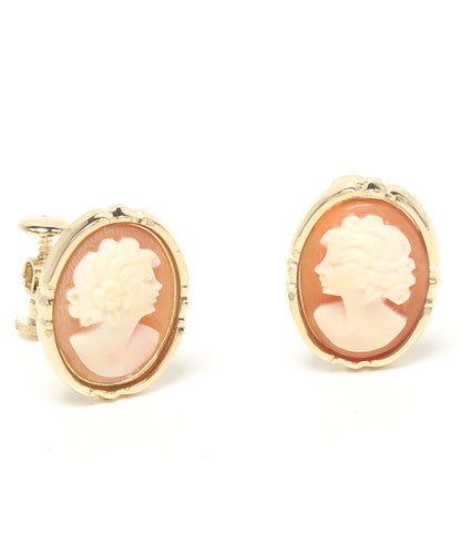 美品 CAMEO ITALIANA イヤリング カメオ レディース