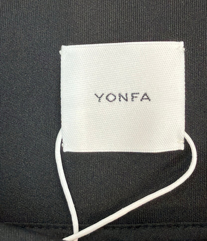 美品 YONFA ノーカラージャケット タグ付き レディース SIZE M ヨンファ
