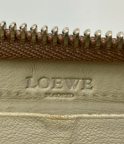 LOEWE ラウンドファスナー長財布 レザー レディース ロエベ