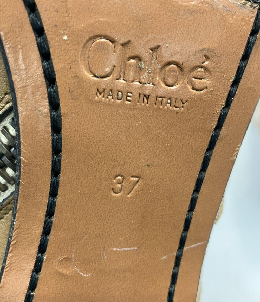 Chloe ミドルブーツ ダブルサイドジップ レディース SIZE 37 (M) クロエ