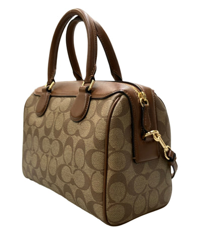 美品 COACH ハンドバッグ ショルダーバッグ 2WAY 斜め掛け シグネチャー F67370 レディース コーチ