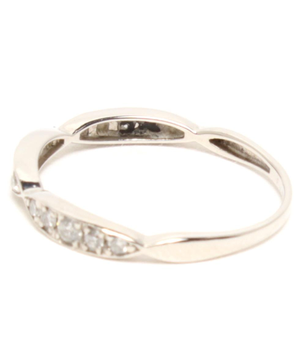 美品 リング 指輪 Pt950 ダイヤ 0.20ct レディース SIZE 9号