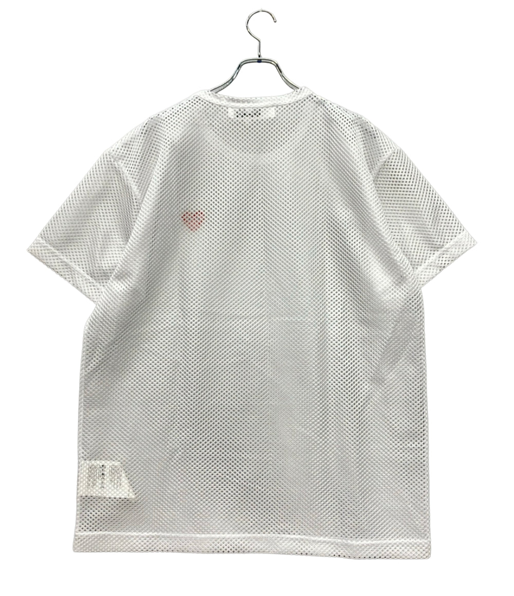 美品 PLAY COMME des GARCONS 半袖Tシャツ メッシュ メンズ SIZE XXL プレイコムデギャルソン