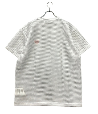 美品 PLAY COMME des GARCONS 半袖Tシャツ メッシュ メンズ SIZE XXL プレイコムデギャルソン