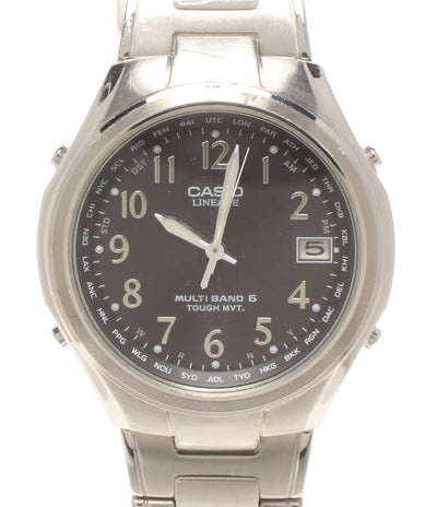 CASIO 腕時計 リニエージ LINEAGE 電波ソーラー ソーラー ブラック LIW-T110 メンズ カシオ