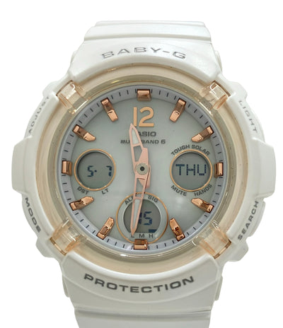 CASIO 腕時計 BABY-G ソーラー シルバー BGA-2800 レディース カシオ