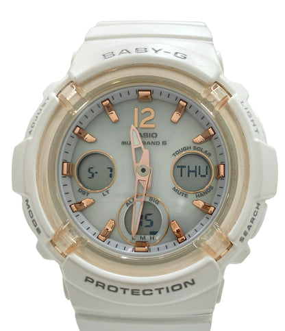 CASIO 腕時計 BABY-G ソーラー シルバー BGA-2800 レディース カシオ