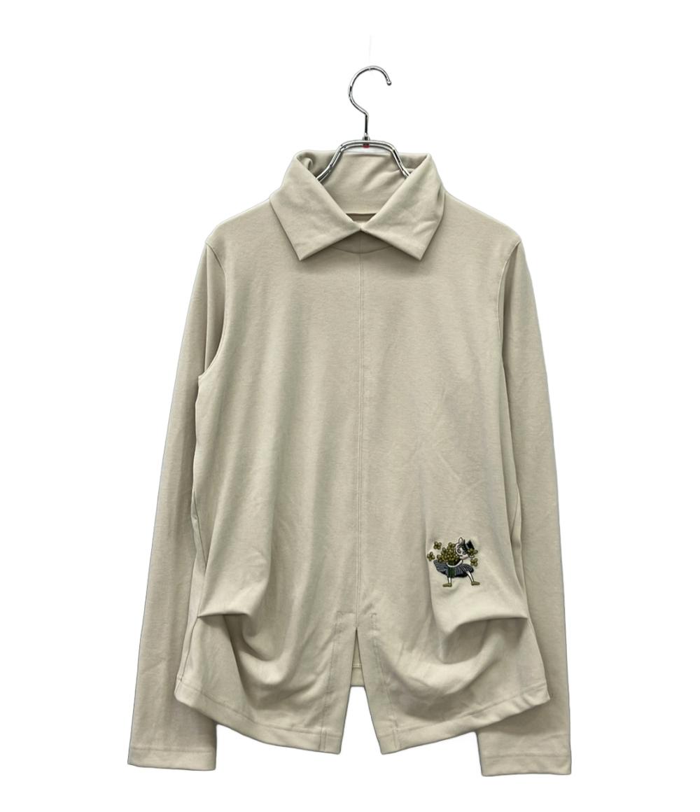 OLLEBOREBLA 長袖 タートルシャツ ブタ刺繍入り レディース オレボレブラ