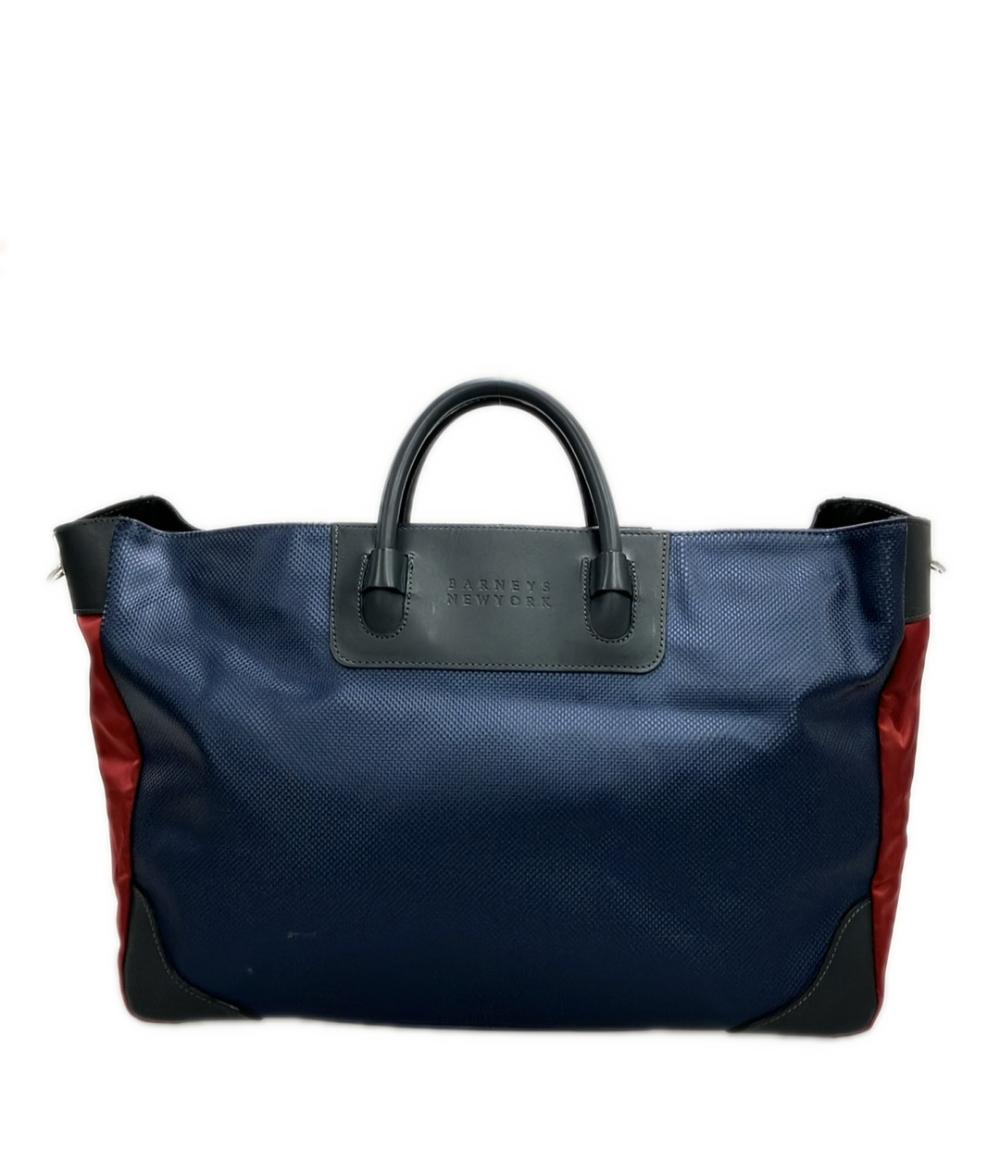 BARNEYS NEWYORK ボストンバッグ トートバッグ ナイロン レザー ユニセックス バーニーズニューヨーク