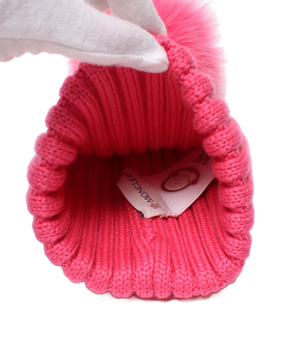 美品 MONCLER ニット帽 レディース モンクレール