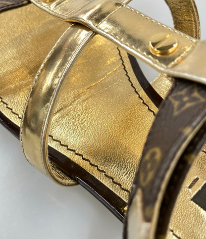 LOUIS VUITTON ストラップサンダル モノグラム レディース SIZE 37 (24.5cm) ルイ・ヴィトン