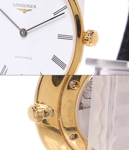 LONGINES 腕時計 ラ グラン クラシック 自動巻き ホワイト L4.708.2 メンズ ロンジン