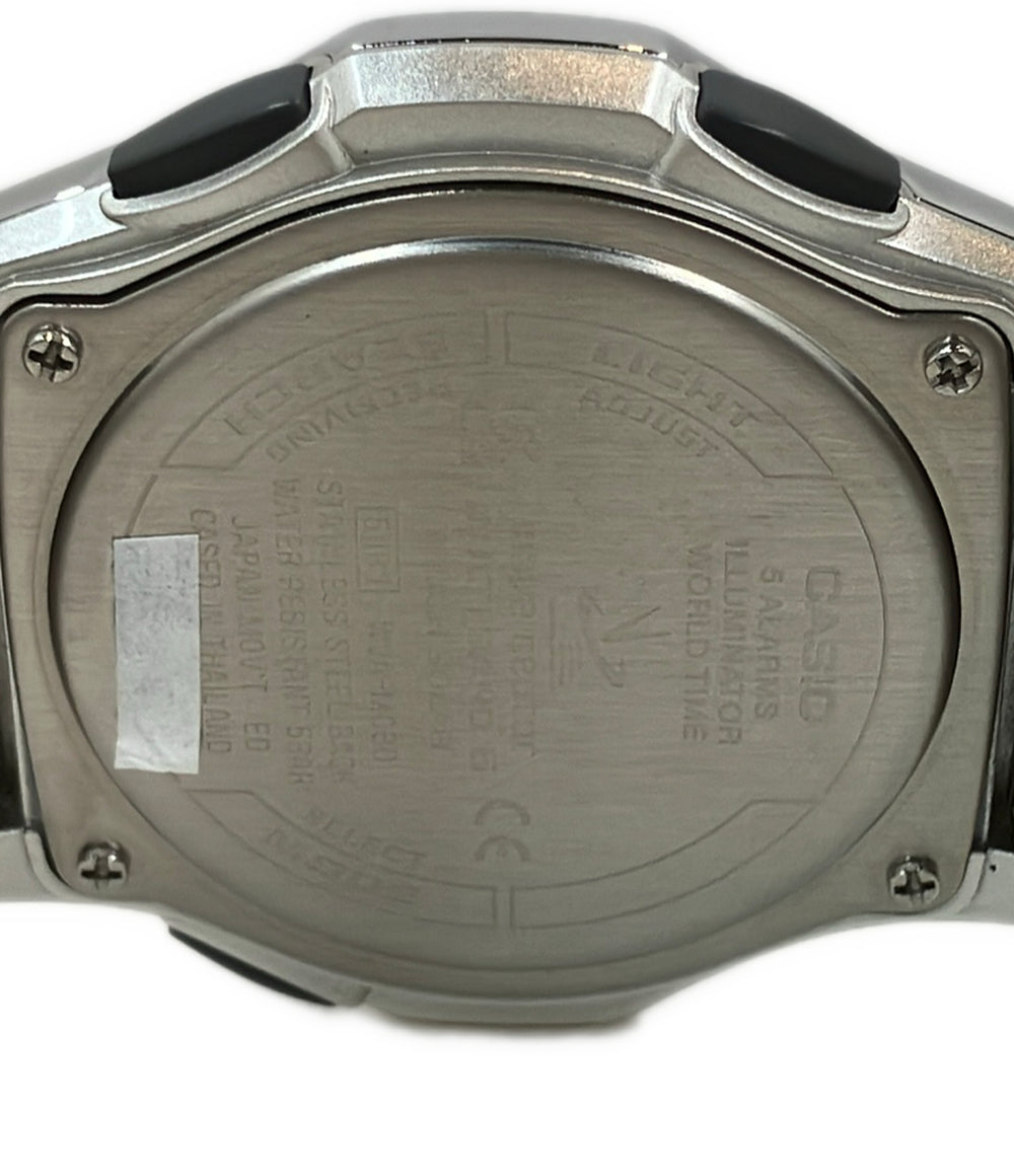 美品 CASIO 腕時計 ウェーブセプター ソーラー WVA-M630 メンズ カシオ